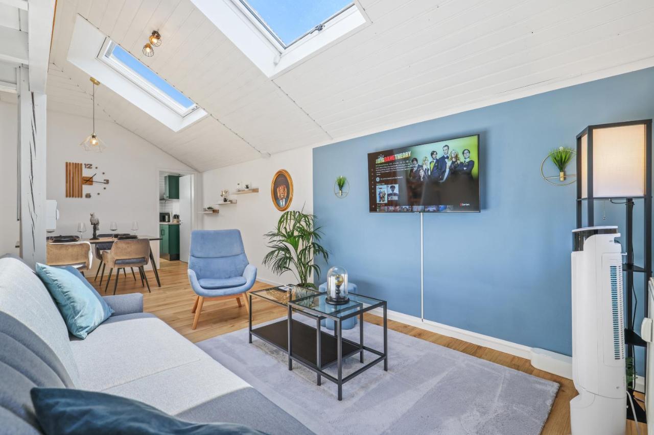 Apart21 - Blue - Maisonette - Netflix - Parking - Near Audi Ingolstadt Buitenkant foto