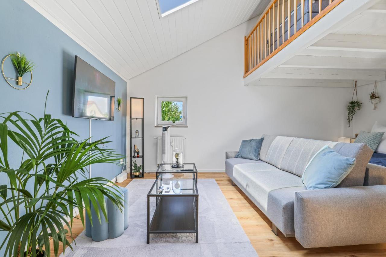 Apart21 - Blue - Maisonette - Netflix - Parking - Near Audi Ingolstadt Buitenkant foto